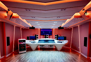LEC Studios' recording control room