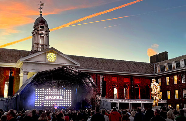Sparks at the Royal Hospital Chelsea (Pic: Tim Goodyer) Royal Hospital Chelsea