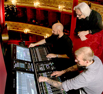 Raimund Hornich (left, Josefstadt) , Mario Reithofer (centre, TSAMM)' Thomas Haas (right, Josefstadt) (Pic: Annie Lehner)