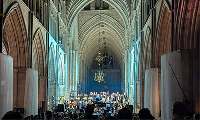 Hamnet soundtrack at Southwark Cathedral