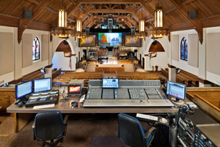 The Avid Venue console at FOH