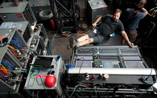 Monitor engineer Monty Carlo