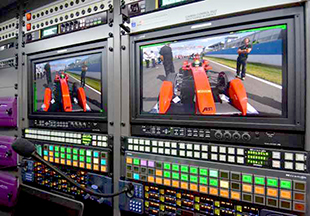 Broadcast monitoring in Beijing Formula E