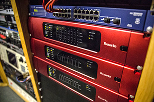 RedNet racks at the LCM