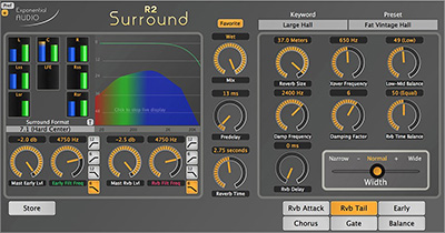 Exponential Audio R2 reverb plug-in