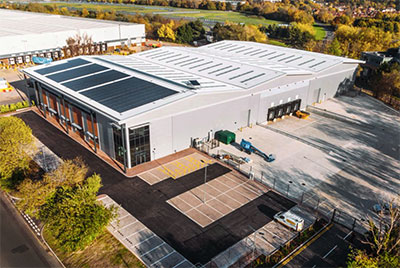 Brooklands Industrial Park, the current home of BritRow and Clair Global