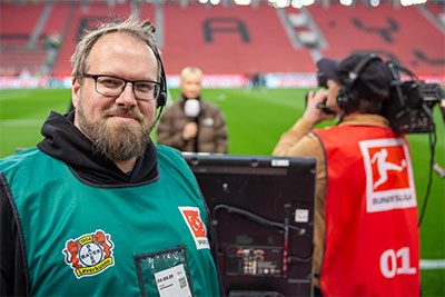 Sound engineer Daniel Kersten has worked for TopVision for 18 years