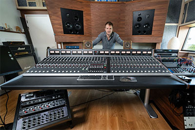 Studio Condorcet reborn in with a Harrison 32Classic 32-channel analogue console