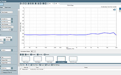 Audio Precision APx500 Measurement Software v8.0