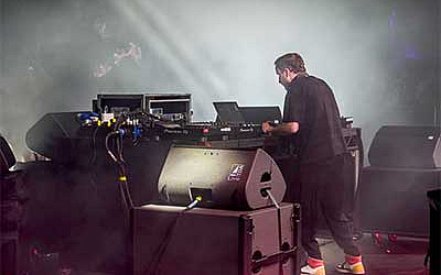 Max Cooper at Polygon Live London using L-Acoustics DJ