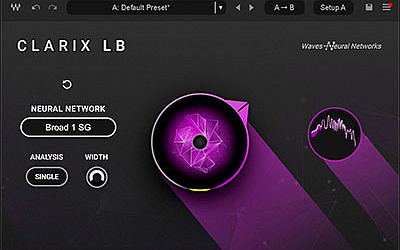 Clarix LB AI-powered noise reduction plug-in