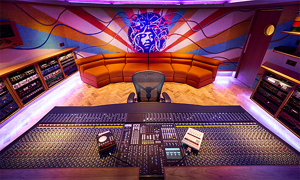 Winchester Audio Barn control room